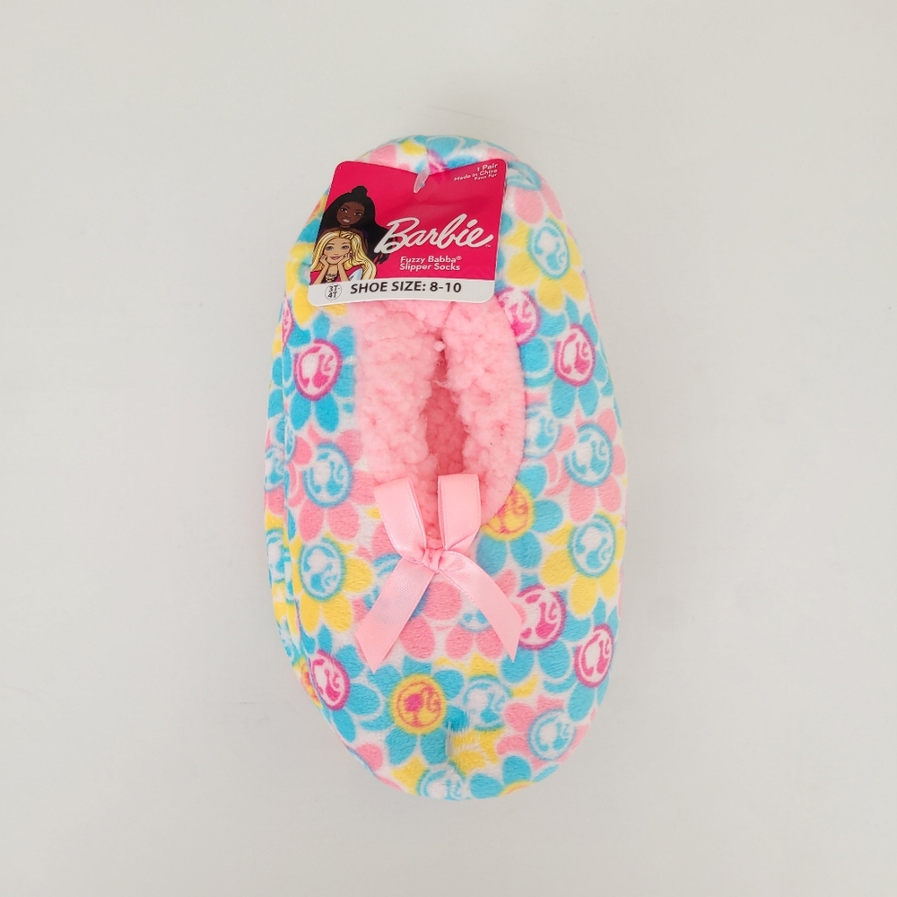 Barbie Pink and Blue Slippers. Size 3T-4T, Shoe Size 8-10